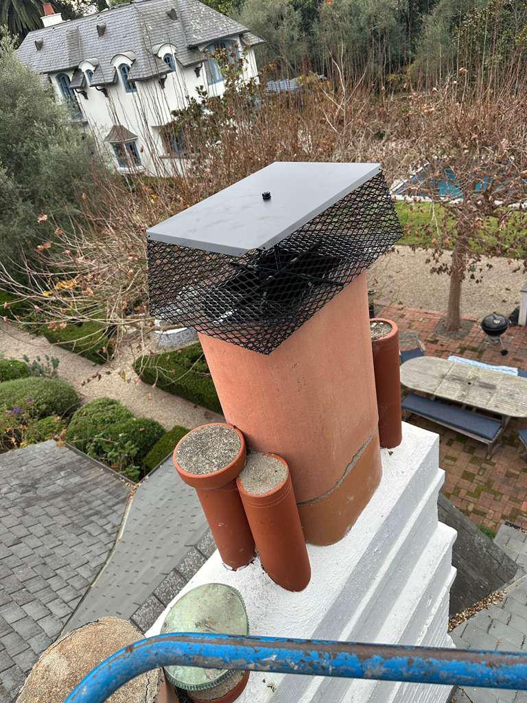 SECURING THE CHIMNEY OPENING