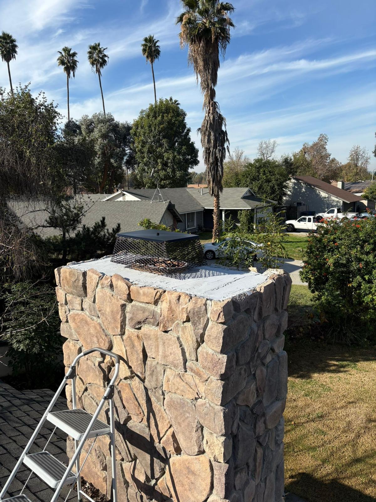 ROOFTOP CHIMNEY SERVICE.