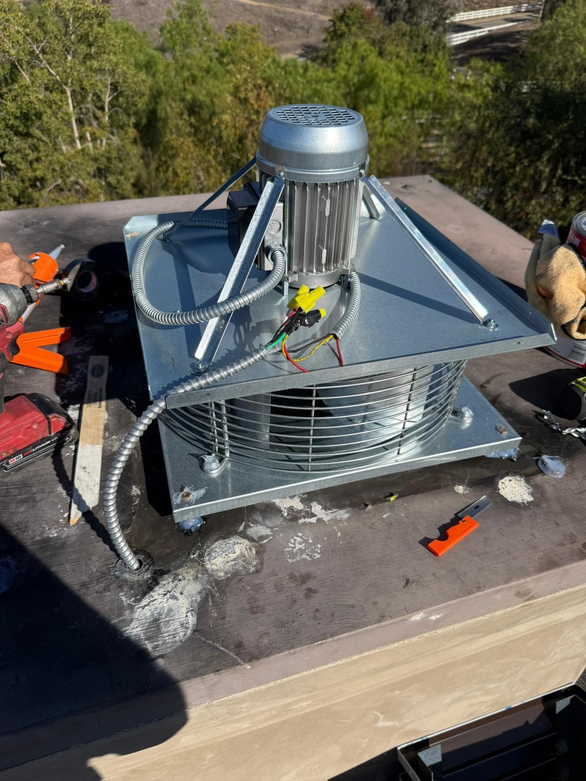 EXHAUST FAN INSTALLATION.
