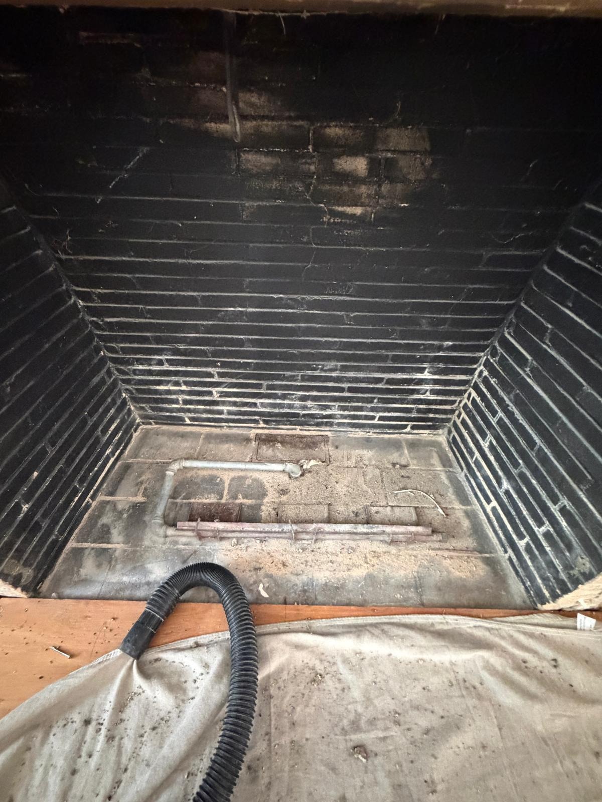 FIREPLACE & CHIMNEY CLEANING.